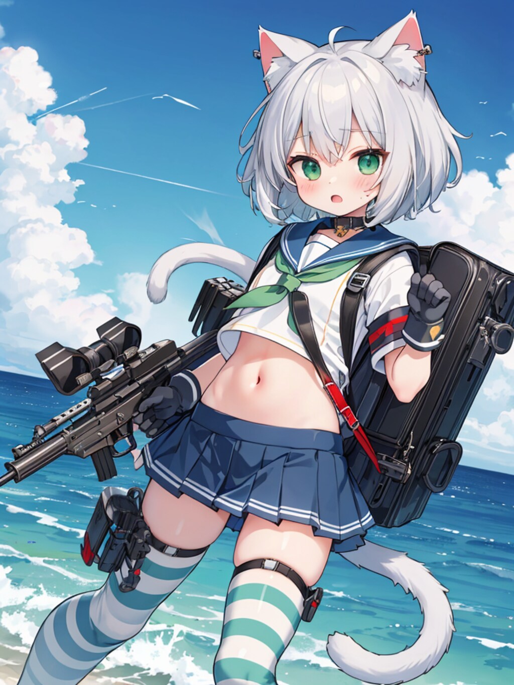 艦息（仮）？・ミケの鳥風くんコス