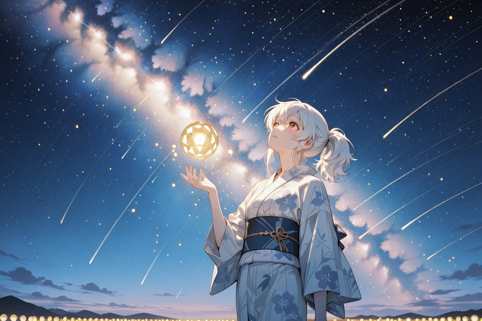 流れ星 | の人気AIイラスト・グラビア