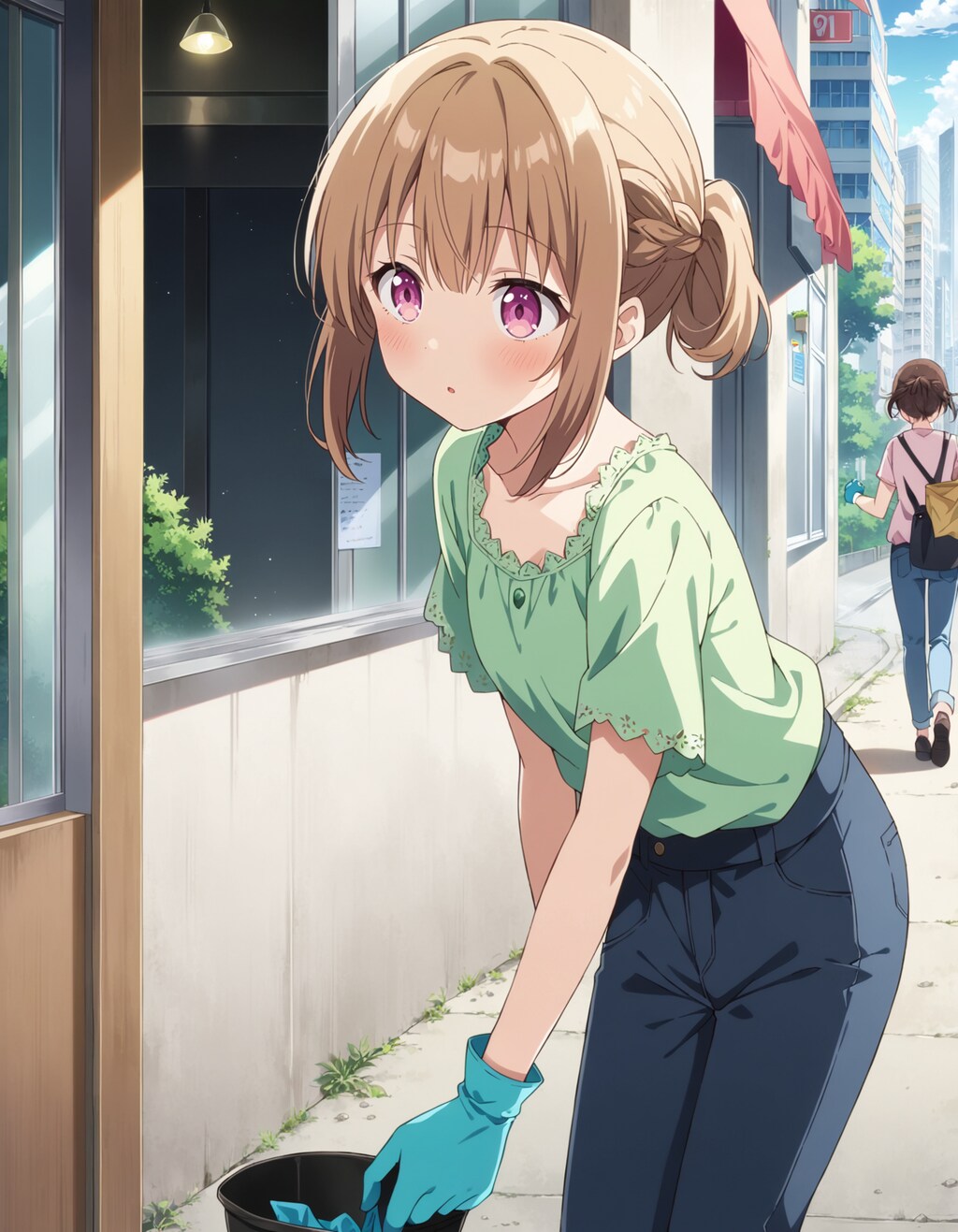 アースデイごみ拾い