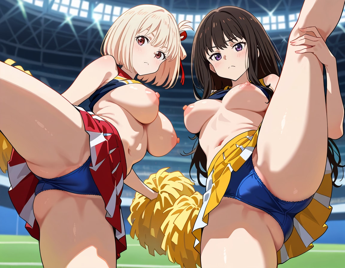 ちさと×たきなのチアガール③