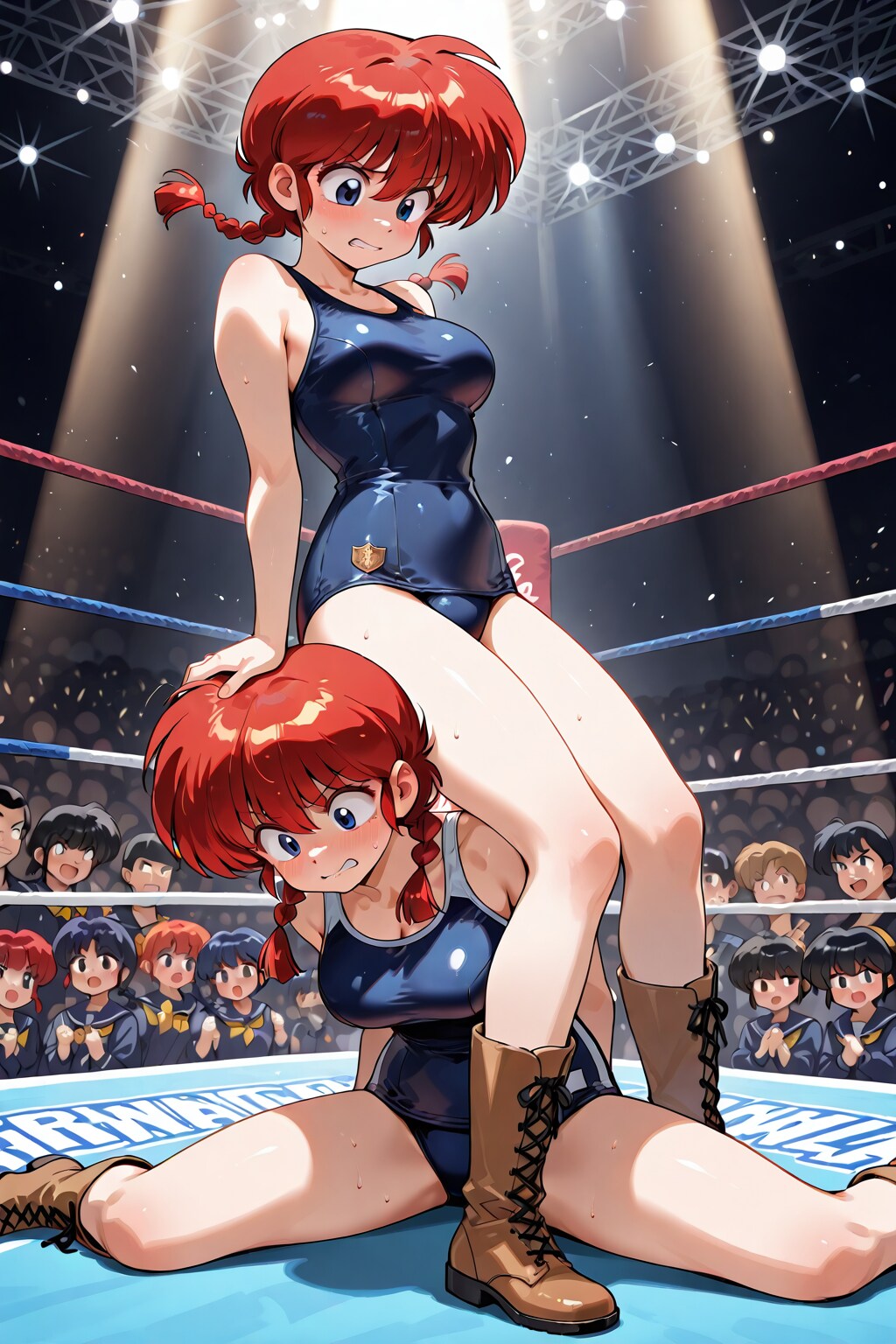 緊張するらんま＆乱麗