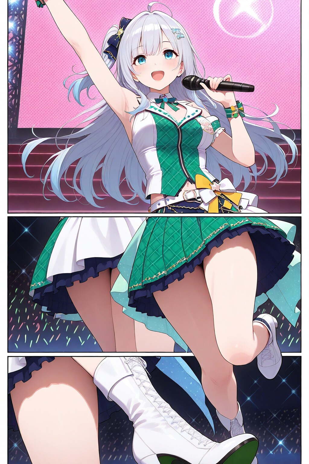 緑色のアイドル