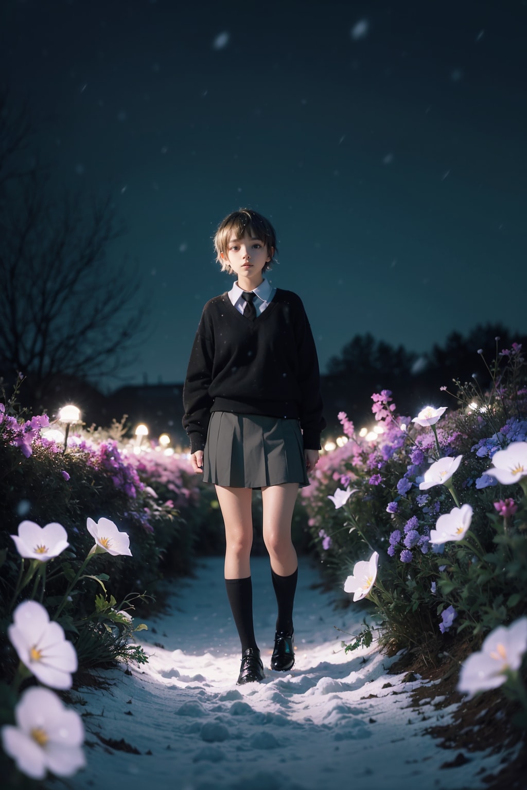 夜の花