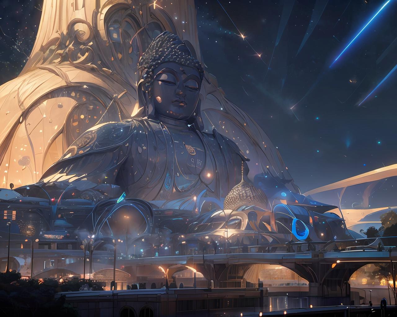 Buddha's Metropolis | の人気AIイラスト・グラビア