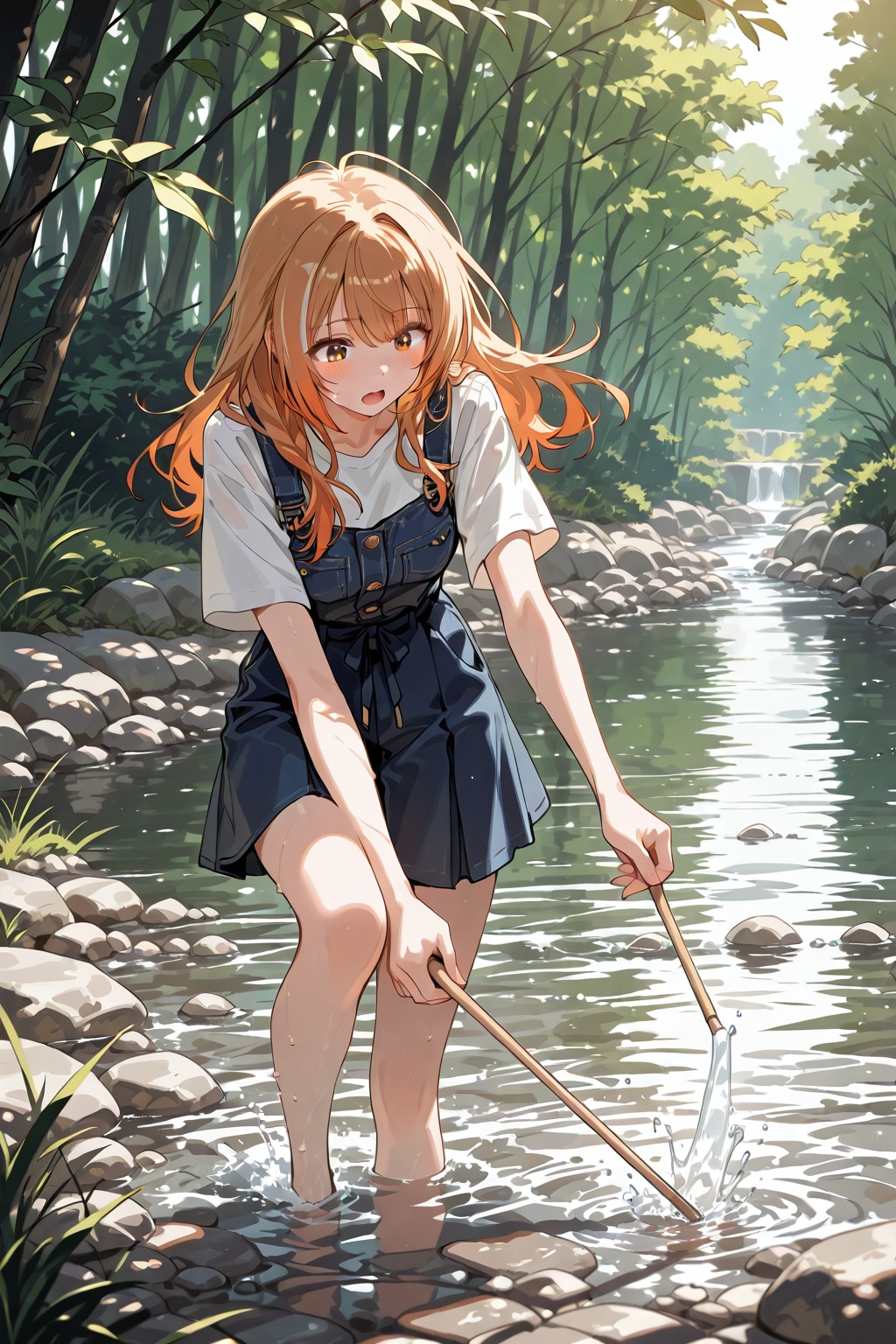 川遊び