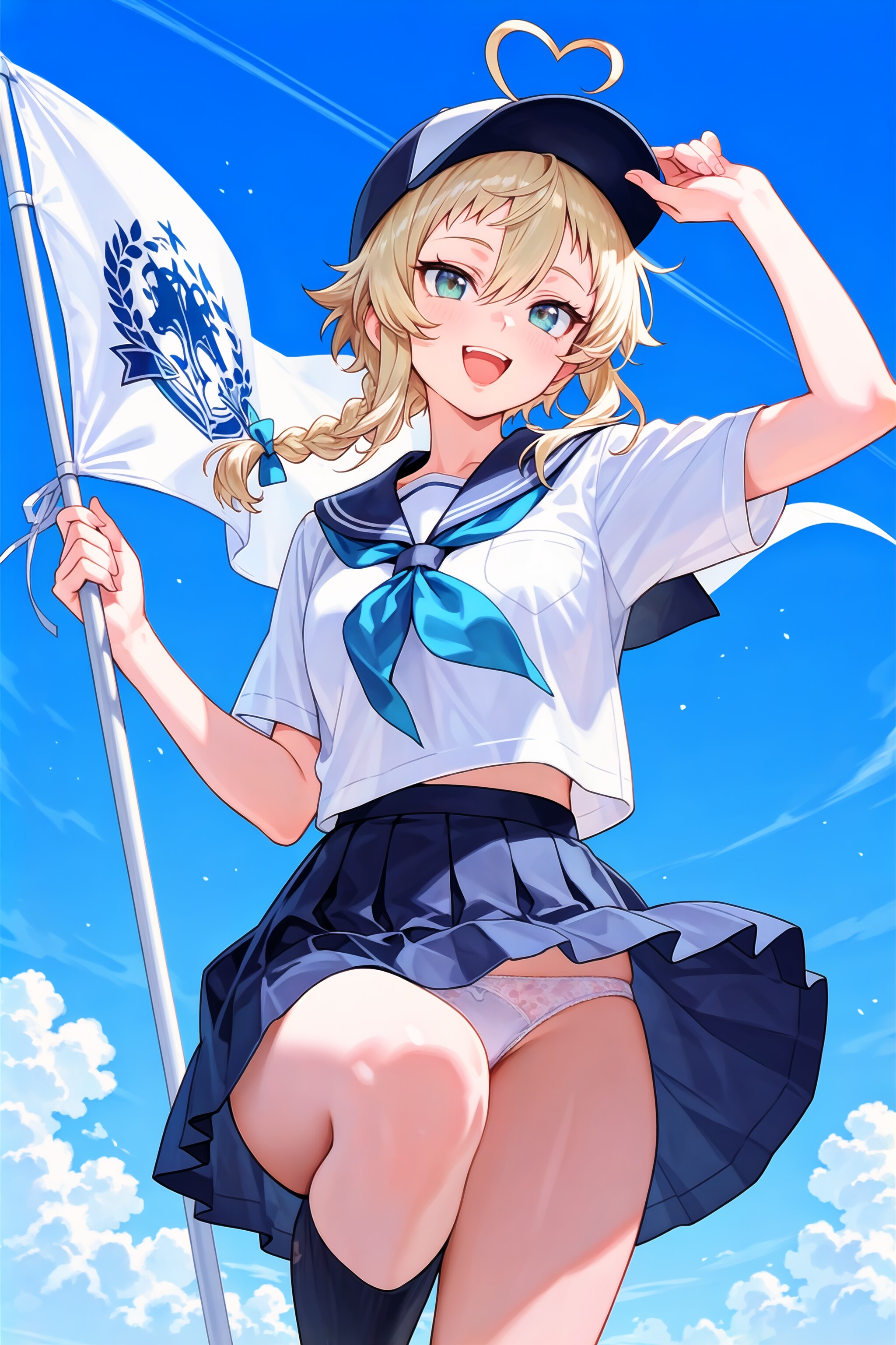 はためくすかーと