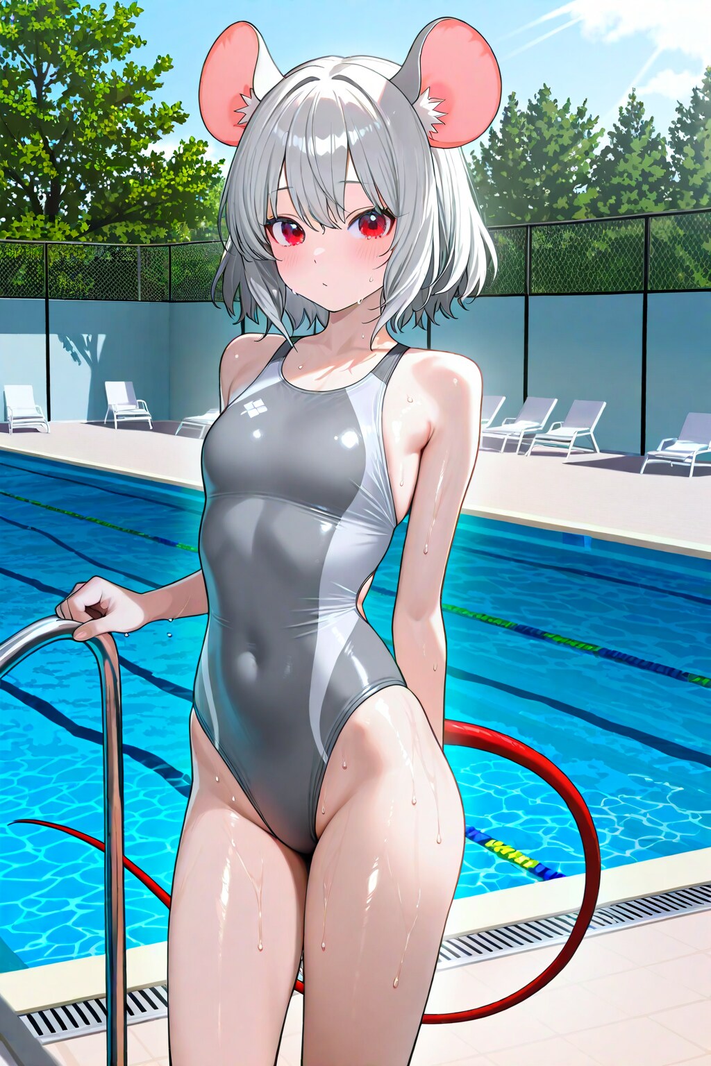 競泳水着のちゅー娘