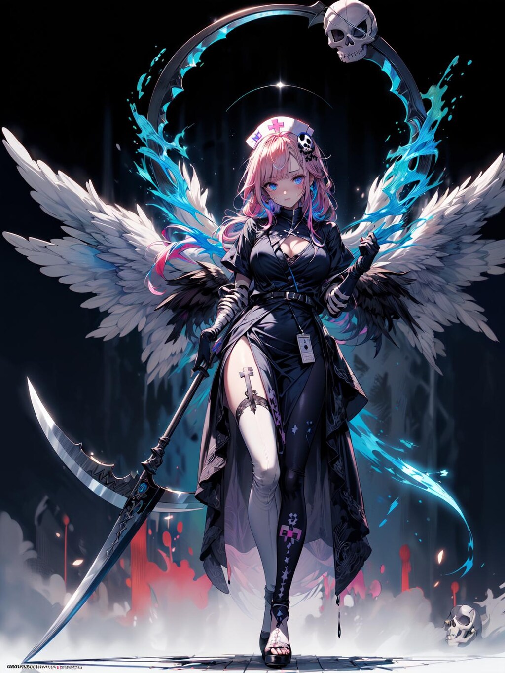 ナース x 骸骨 x 美少女