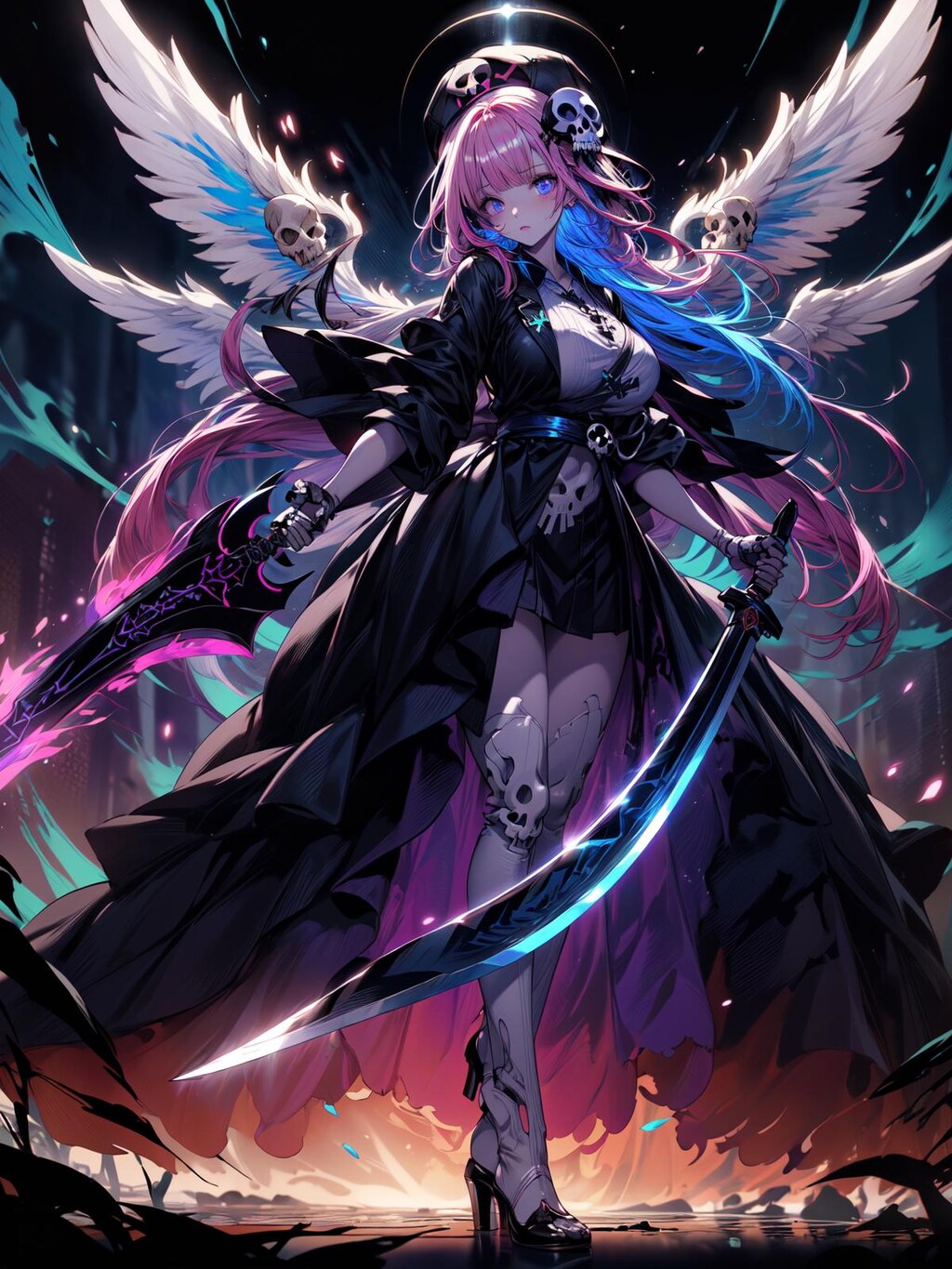 ナース x 骸骨 x 美少女