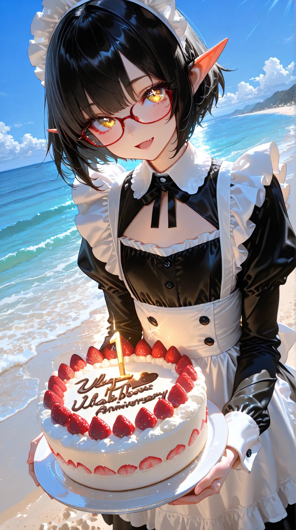 黒羽さん一周年おめでとうございます | の人気AIイラスト・グラビア