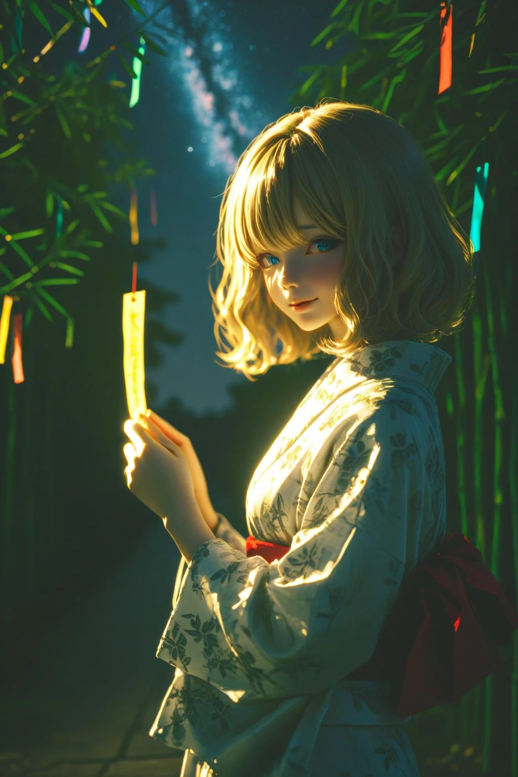 夜空に願う