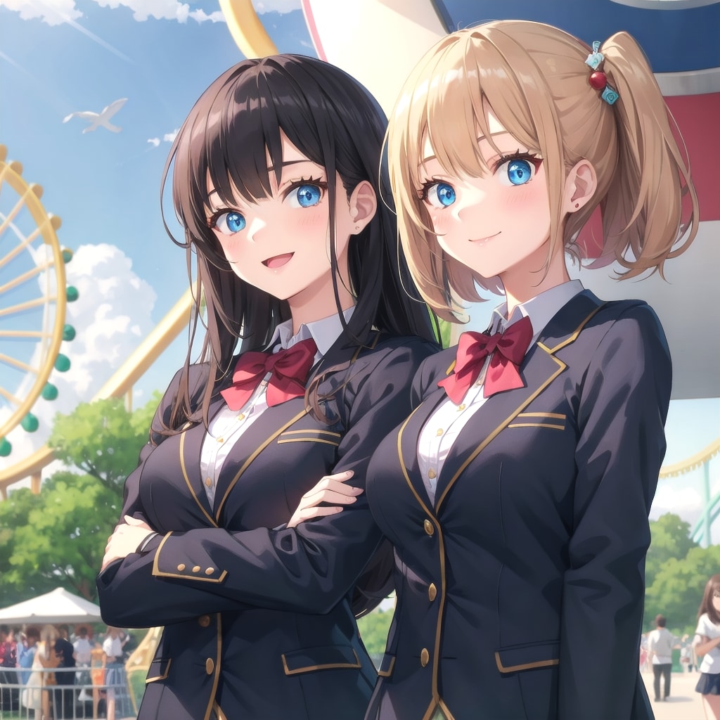 遊園地 | の人気AIイラスト・グラビア