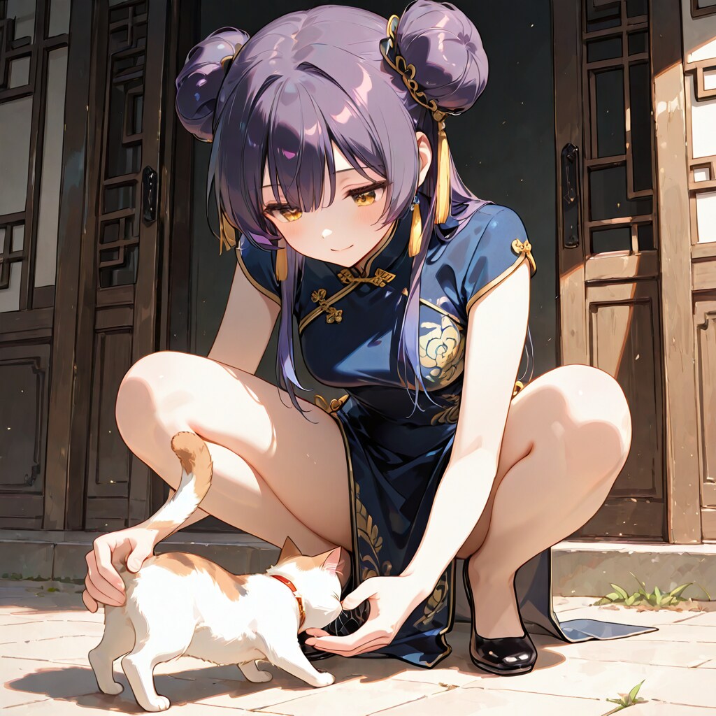 戦士の休日。うちの子紫苑さん
