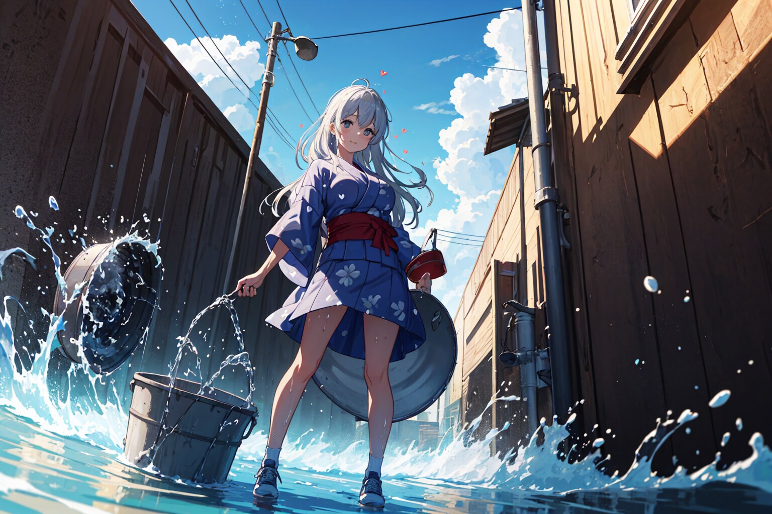 打ち水大作戦！