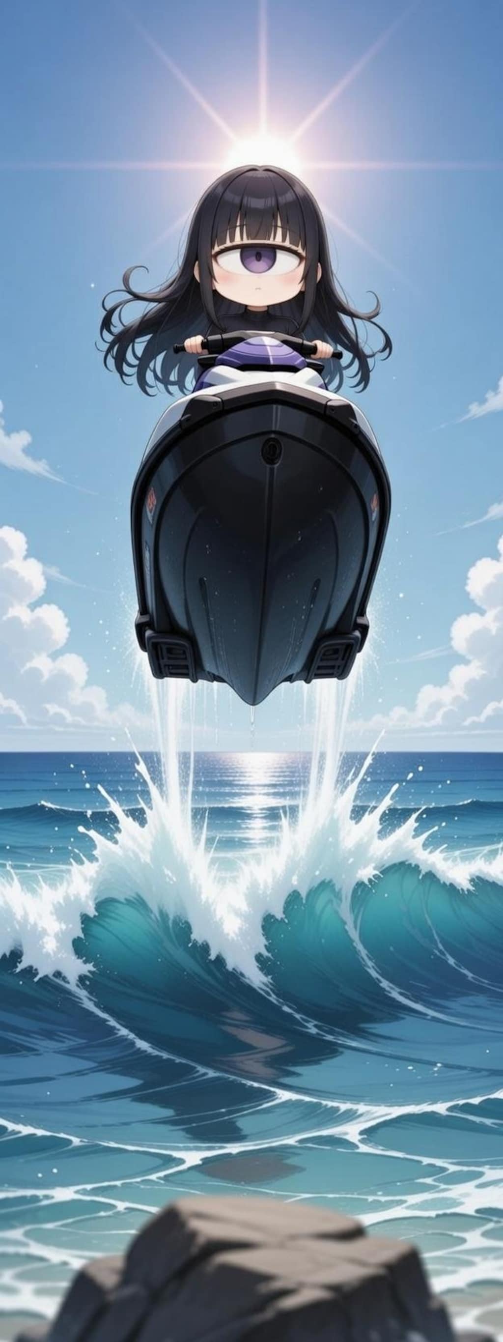 単眼スキュラちゃん.50　水上バイク