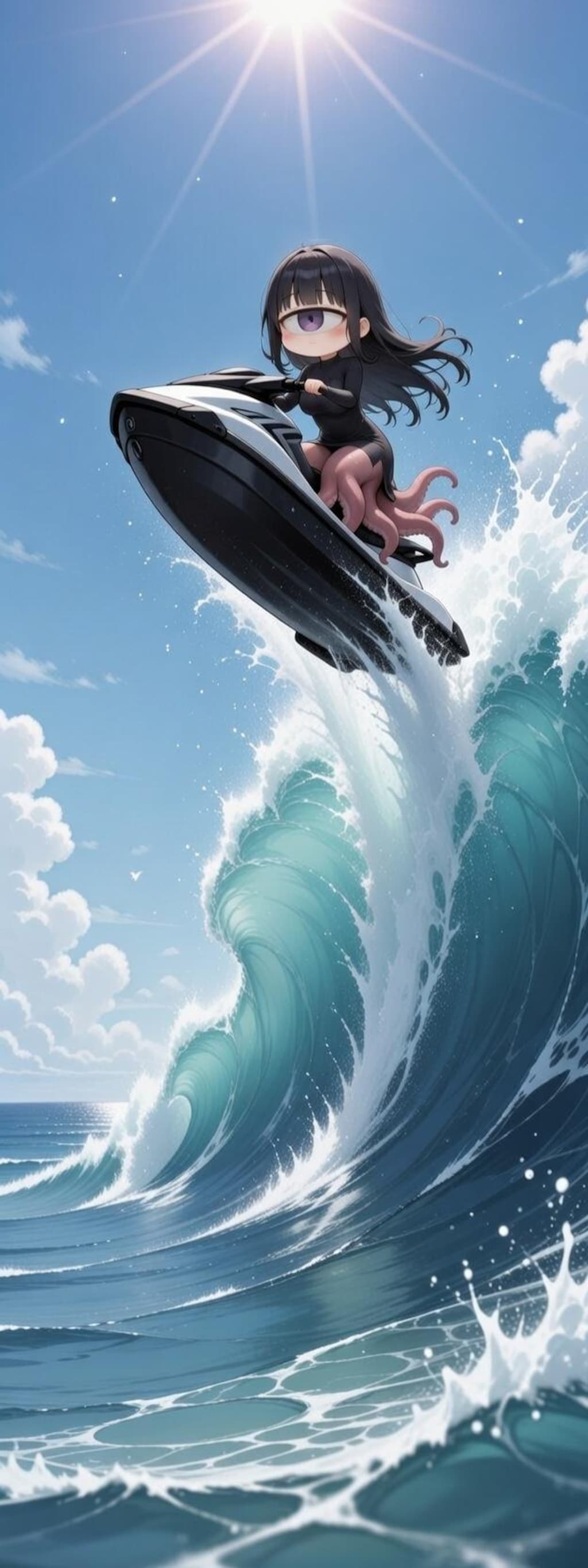 単眼スキュラちゃん.50　水上バイク