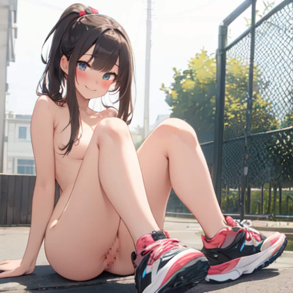裸スニーカー