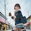 琴子の制服図鑑　Vol.6ブレザーxニットベストxミニスカxマフラー 3枚目