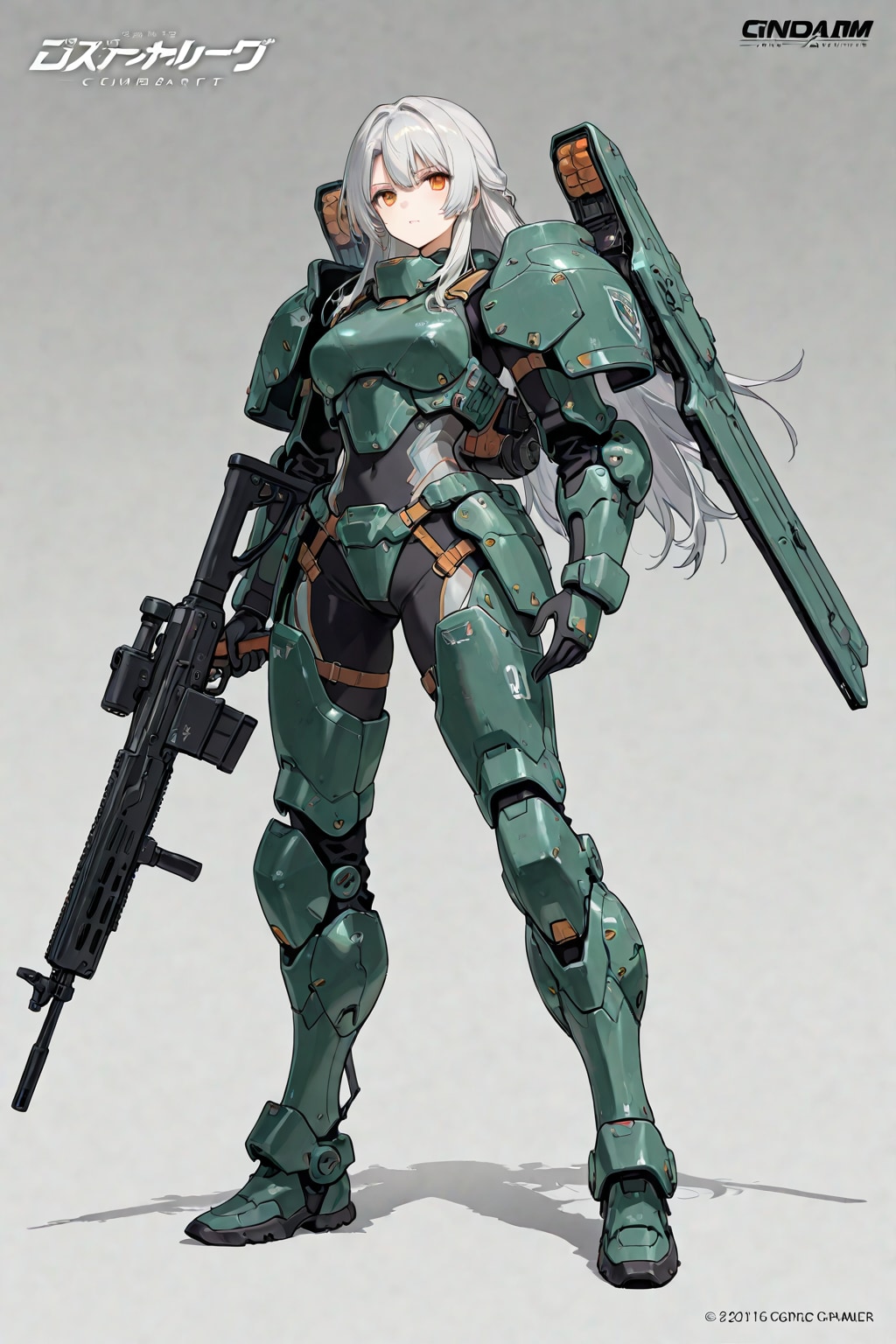 陸戦兵のメカ娘