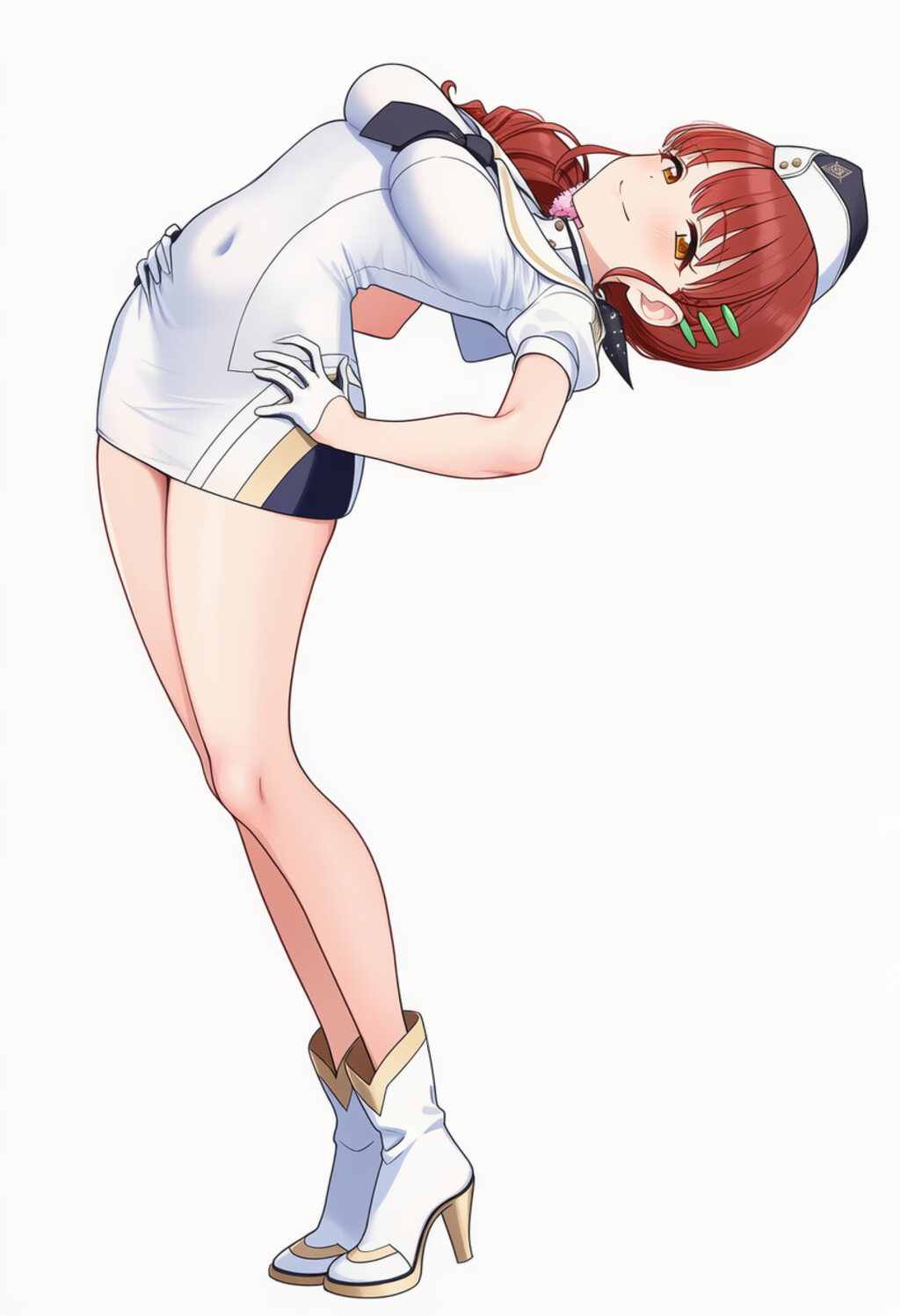 ブルアカオペレーター服　後ろ反り20