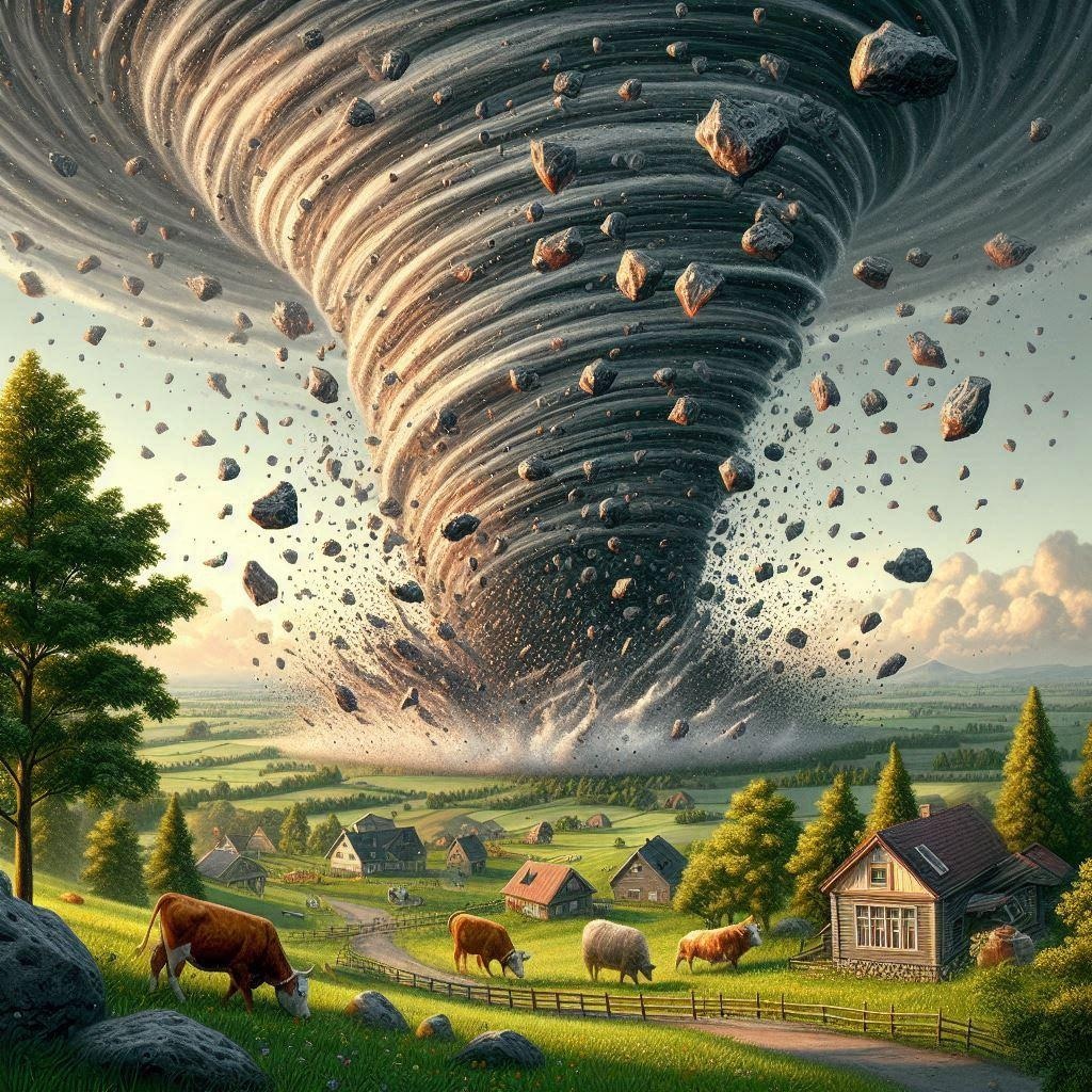 穴の中に世界が生まれ、その世界でも穴が生まれ、そこにも世界が（by神羅社員峰岸）