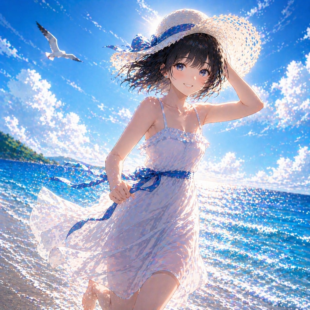 海辺の少女