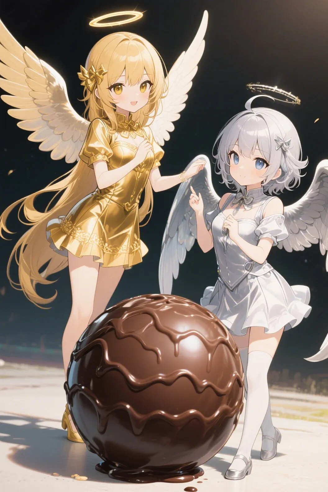 金と銀のエンゼル112 | の人気AIイラスト・グラビア