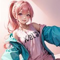 ピンクの娘 2枚目