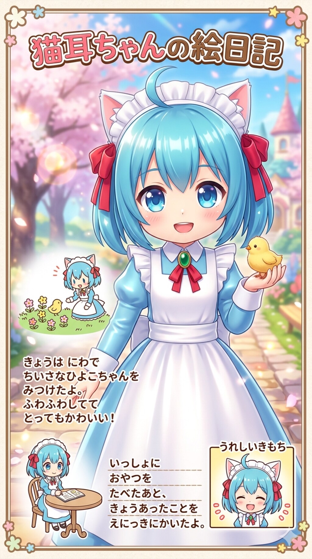 猫耳ちゃんの絵日記
