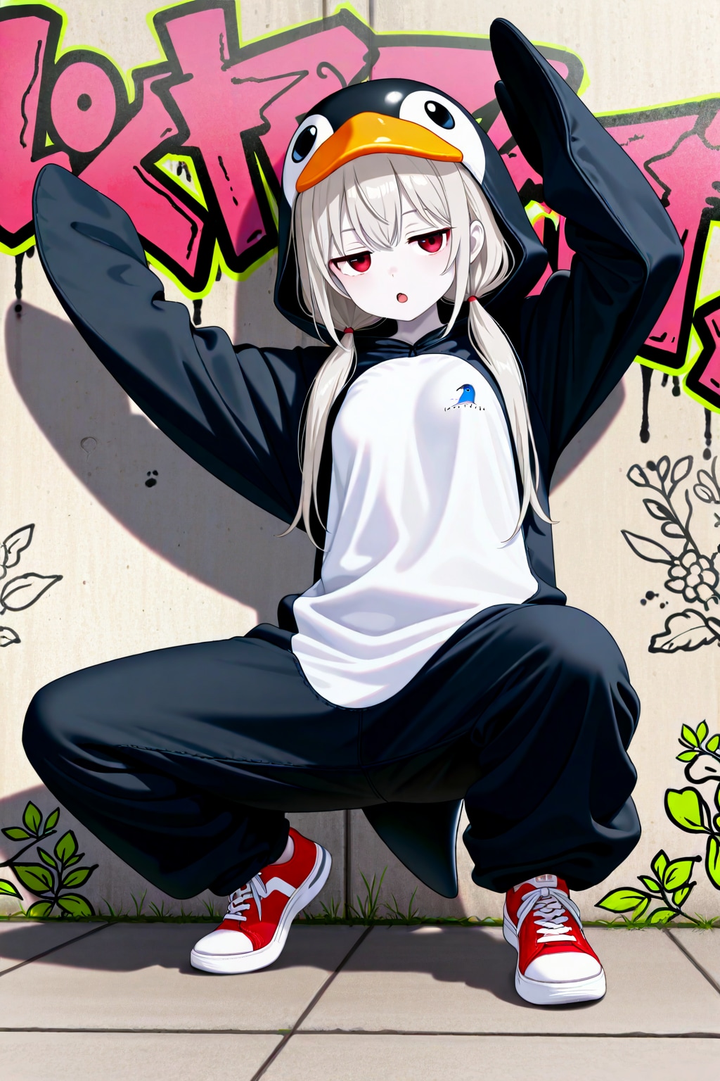 ヒップホップ…？なアイちゃん | の人気AIイラスト・グラビア