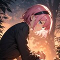 送り火 2枚目