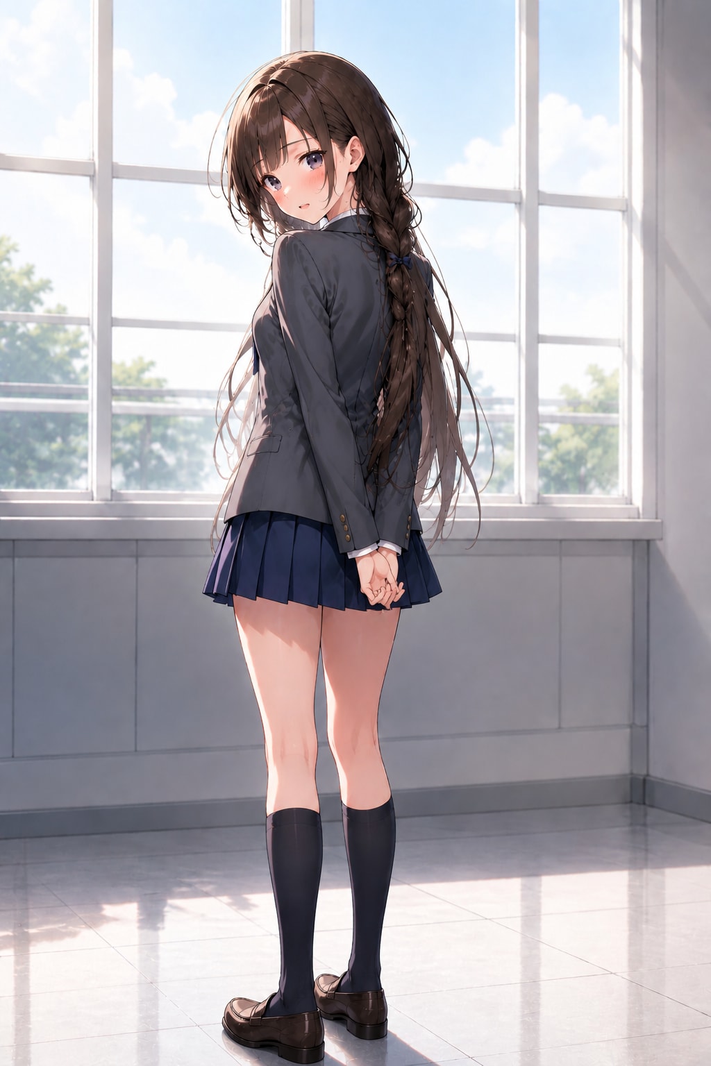 ね、似合ってる……？