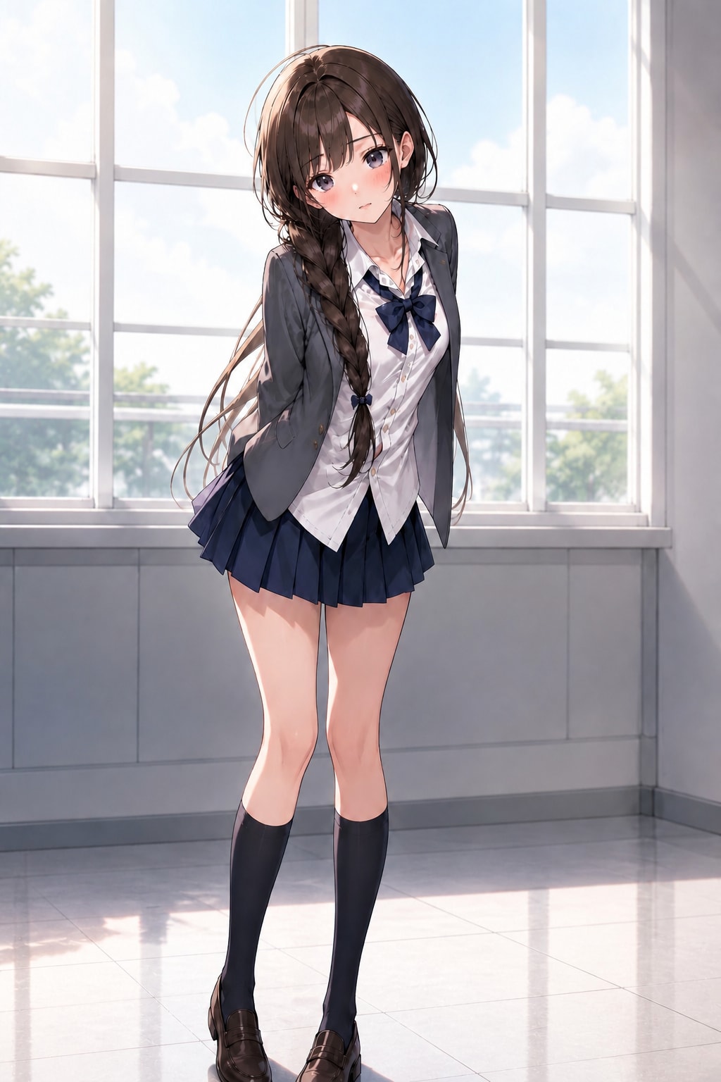 ね、似合ってる……？