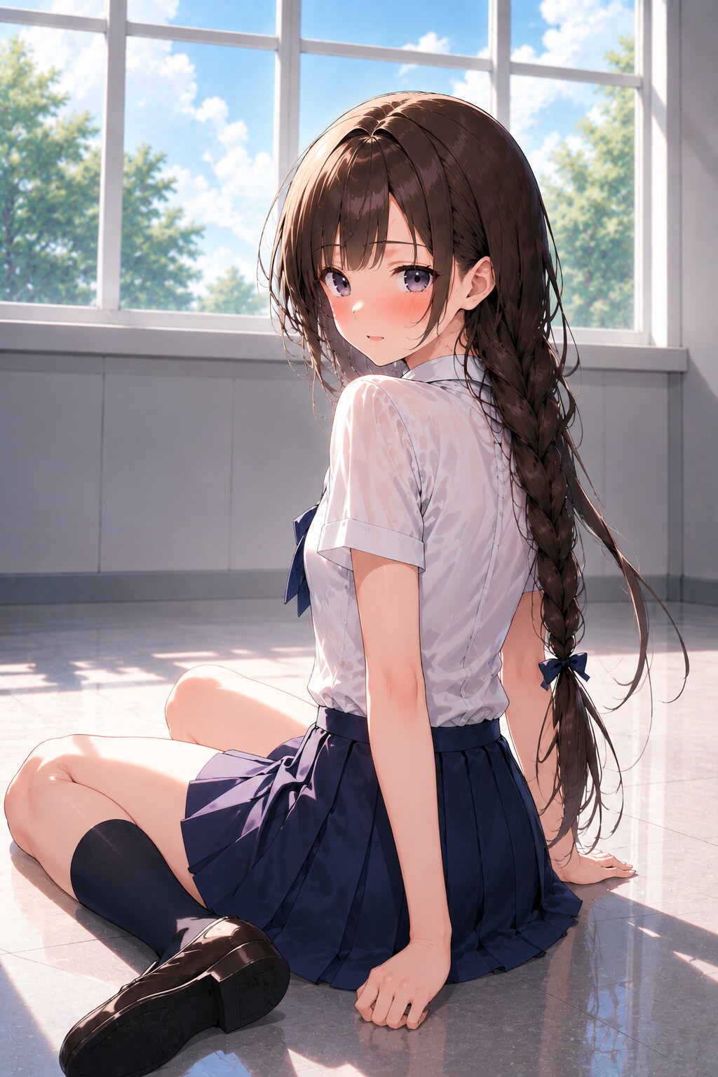 ね、似合ってる……？
