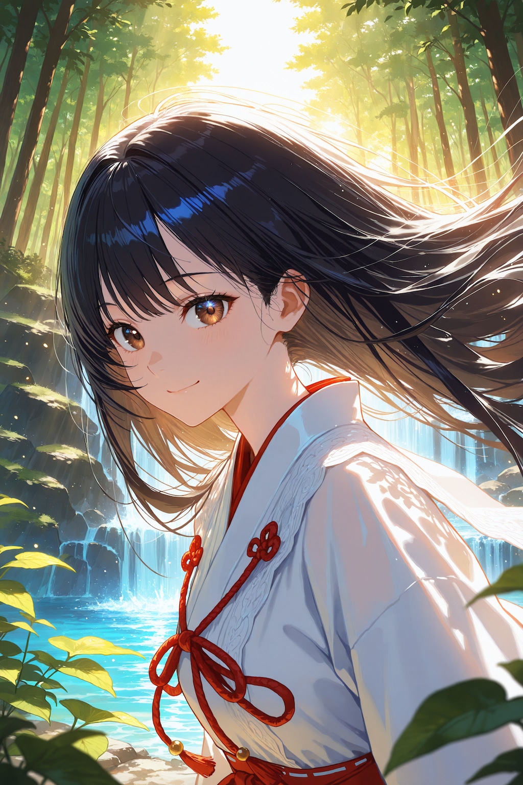 異世界神社の巫女さん（神楽さん）