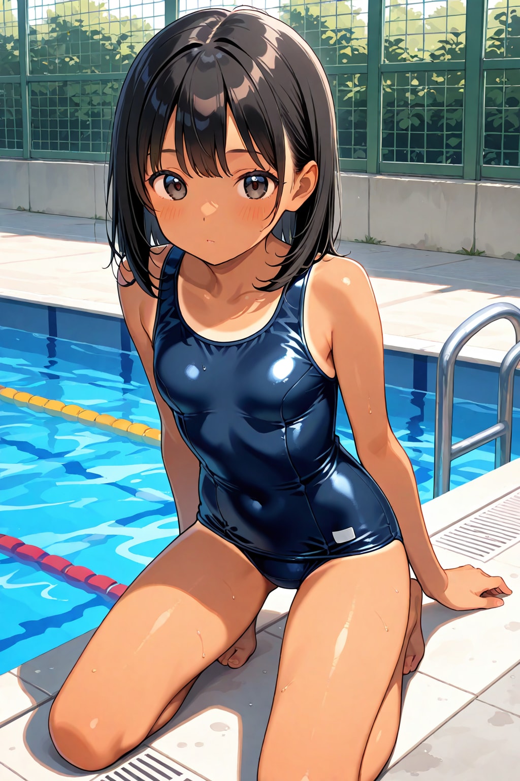 学校のプール