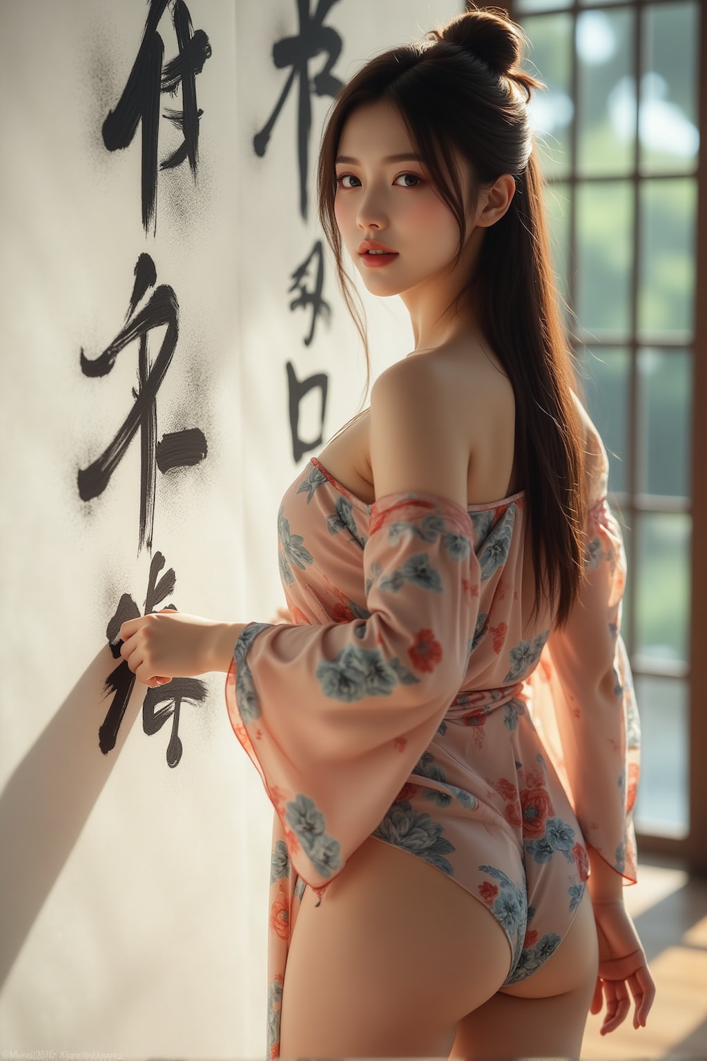 あすか書道に挑戦！