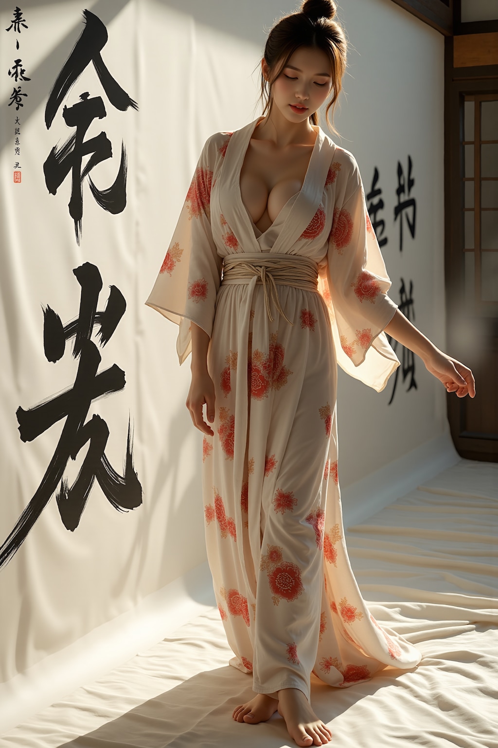 あすか書道に挑戦！