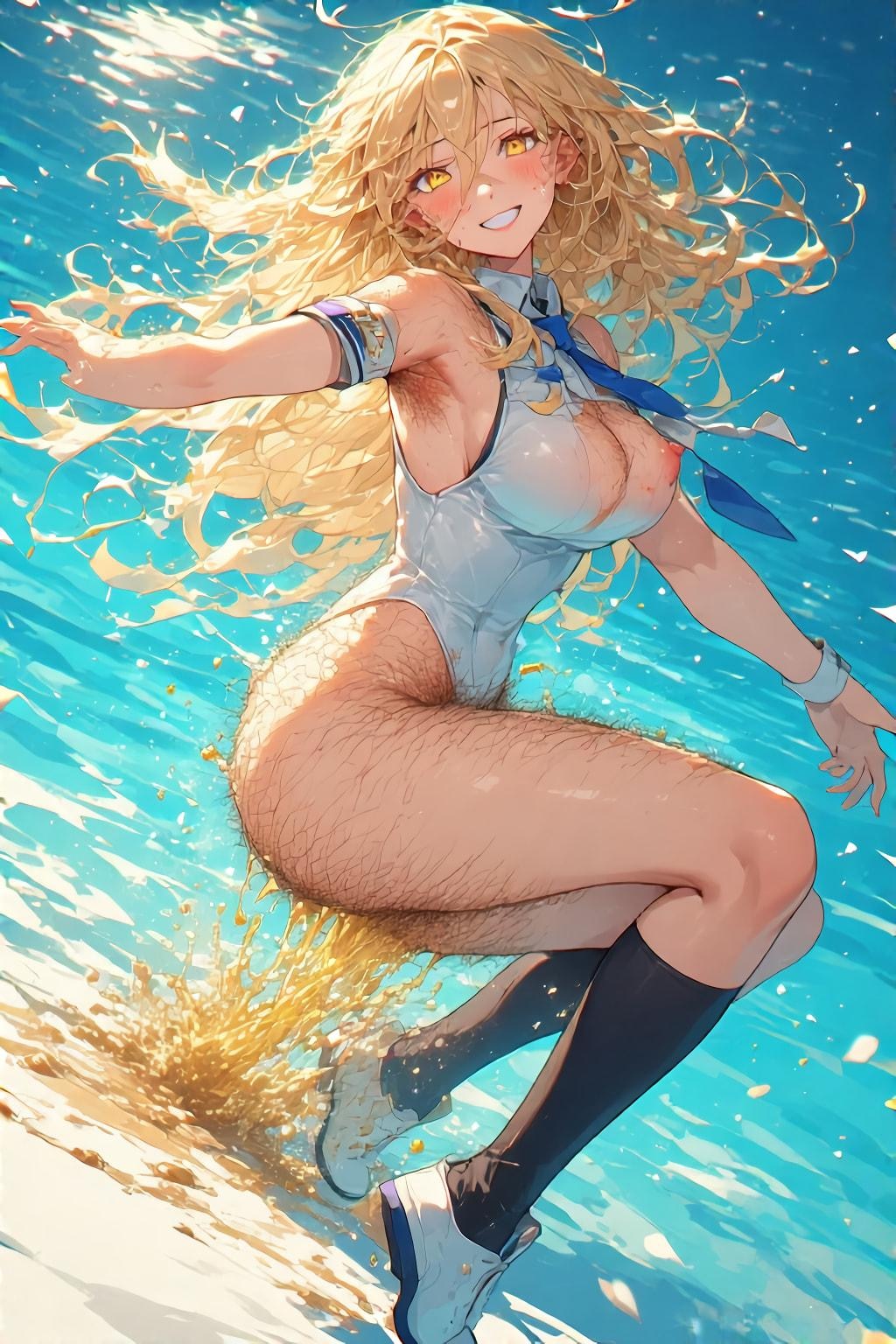 ヘアリーちゃんの水中ダンス（ダイジェスト版）