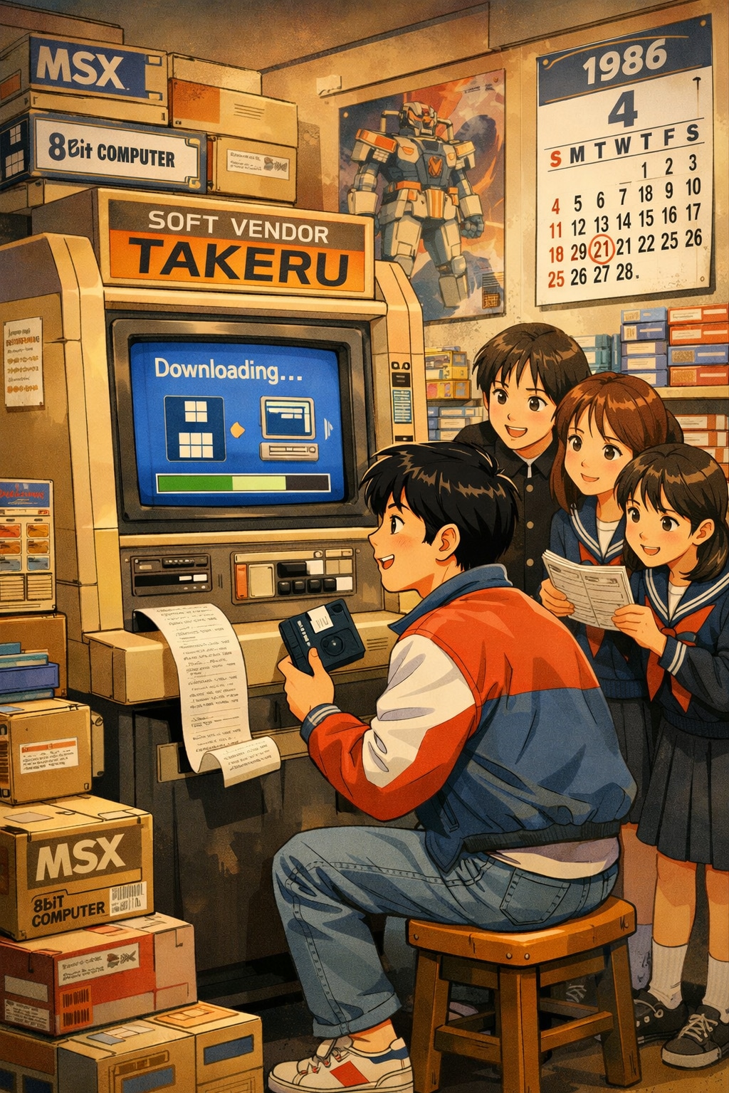 Summoned from the 21st century!? Caution! : Communication speed 0.0012Mbps