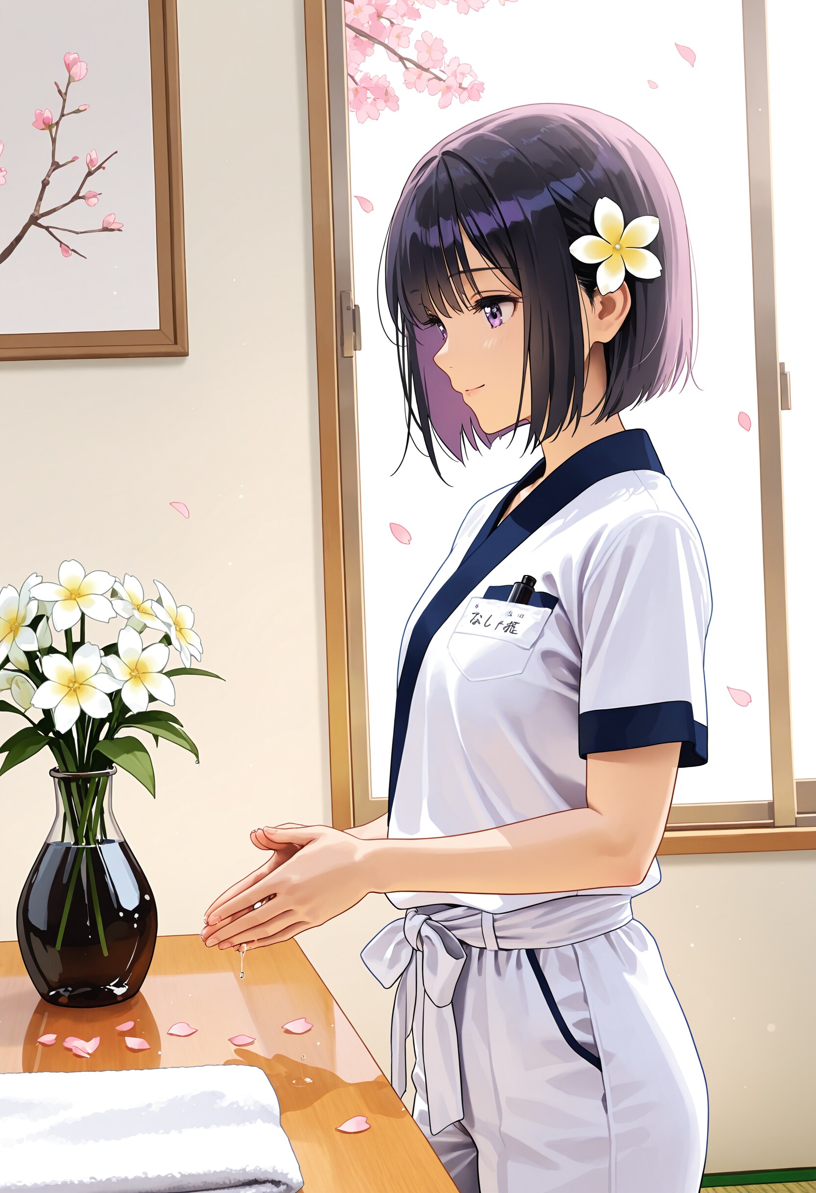 ひまりちゃんお仕事中☺️ | の人気AIイラスト・グラビア