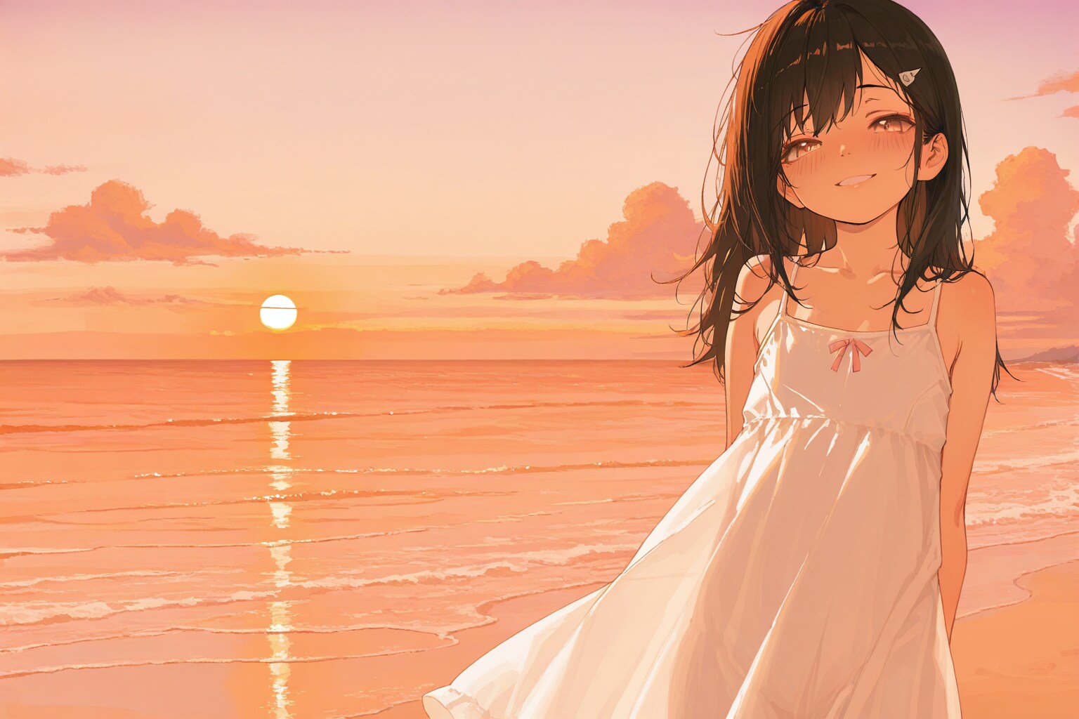 夕暮れ