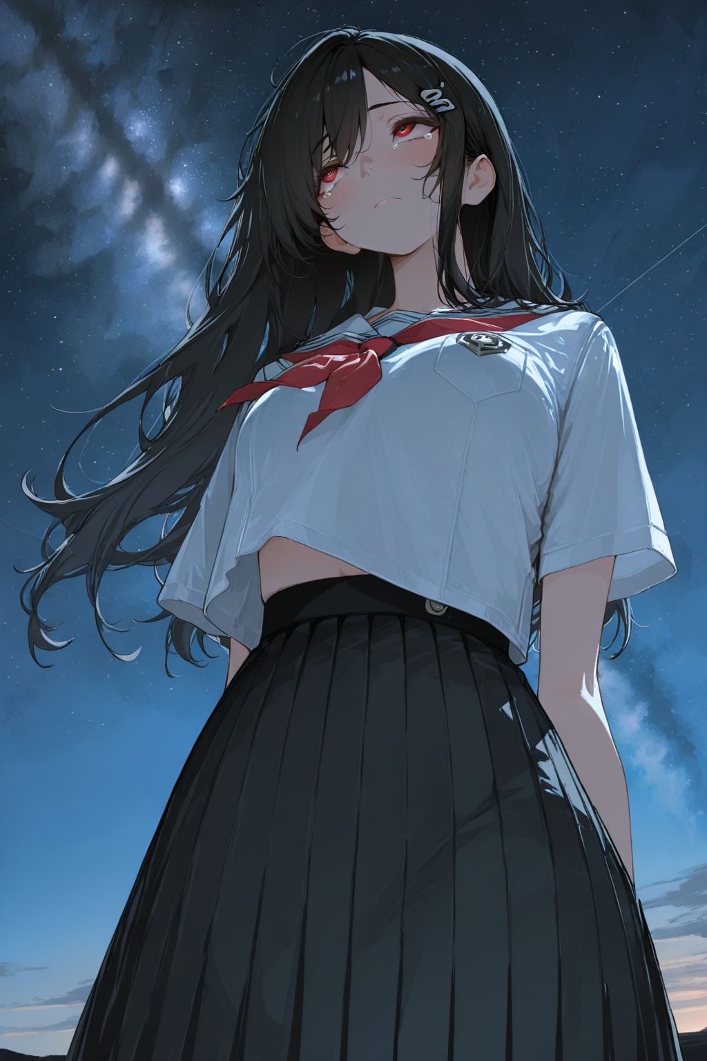 リゾート地の星空