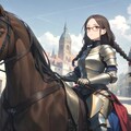 騎士なら馬にも乗っておきたい女騎士しおりさん 3枚目