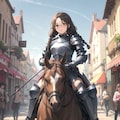 騎士なら馬にも乗っておきたい女騎士しおりさん 6枚目