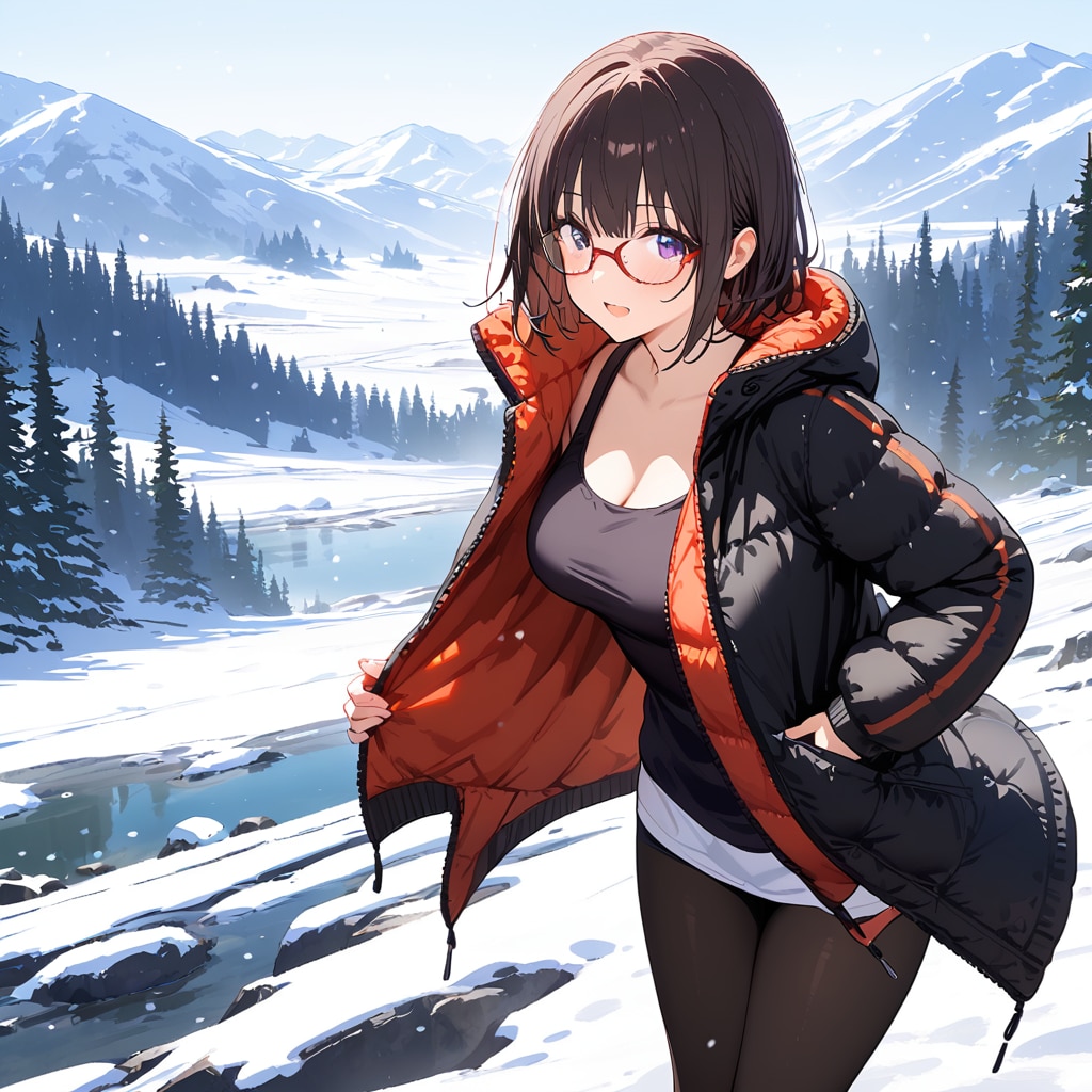 冬景色とアイカさん