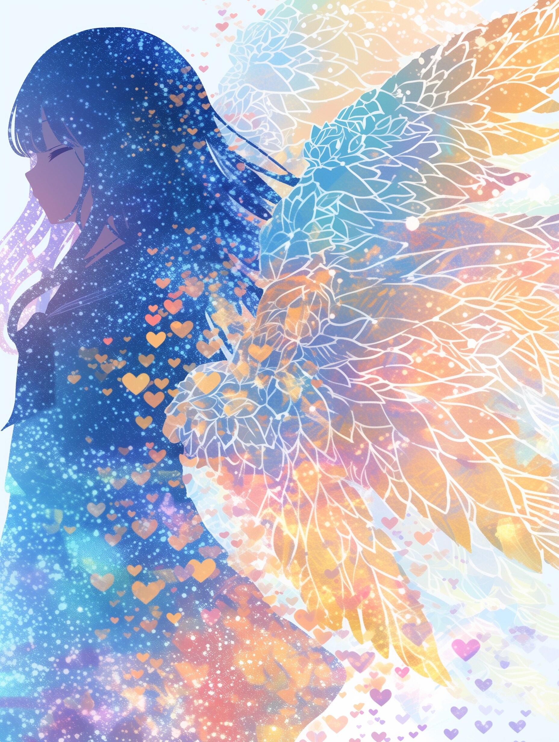 翼と祈り | の人気AIイラスト・グラビア