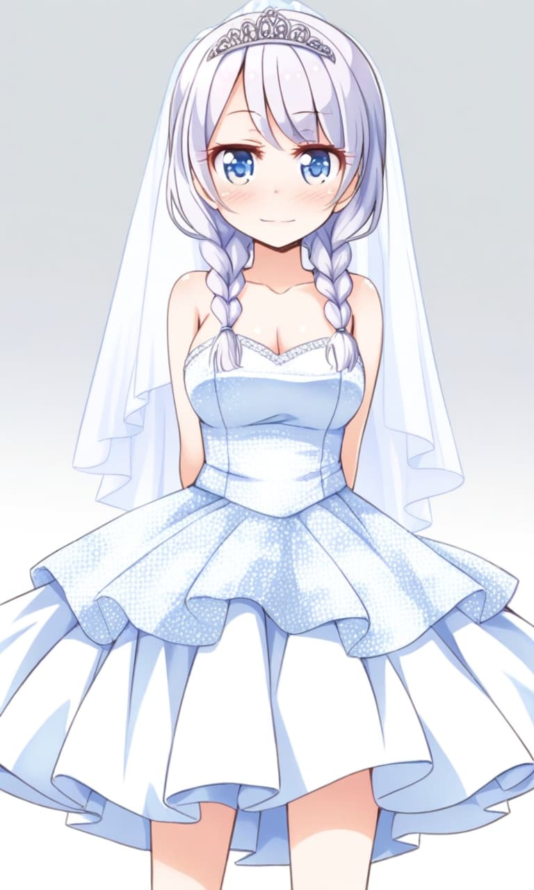 若宮イヴ ウエディングドレス | の人気AIイラスト・グラビア