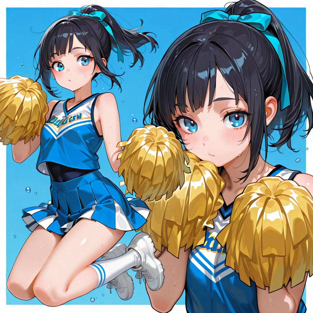 チアガールジャンプ
