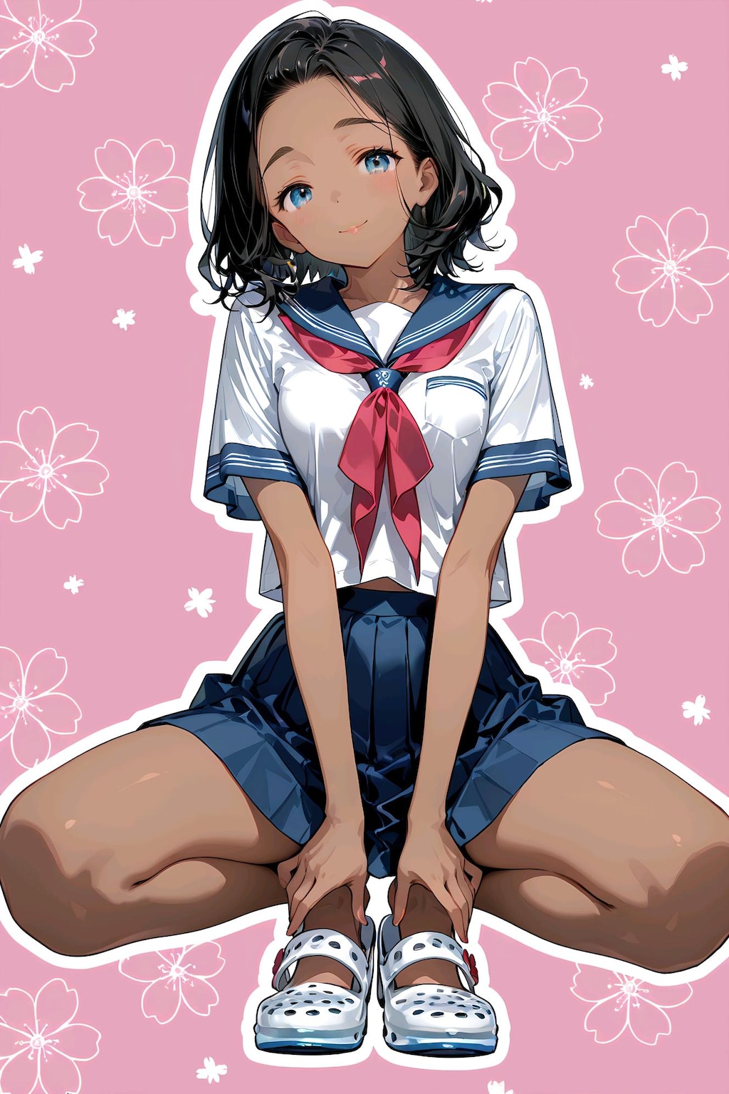 裸足とサンダル